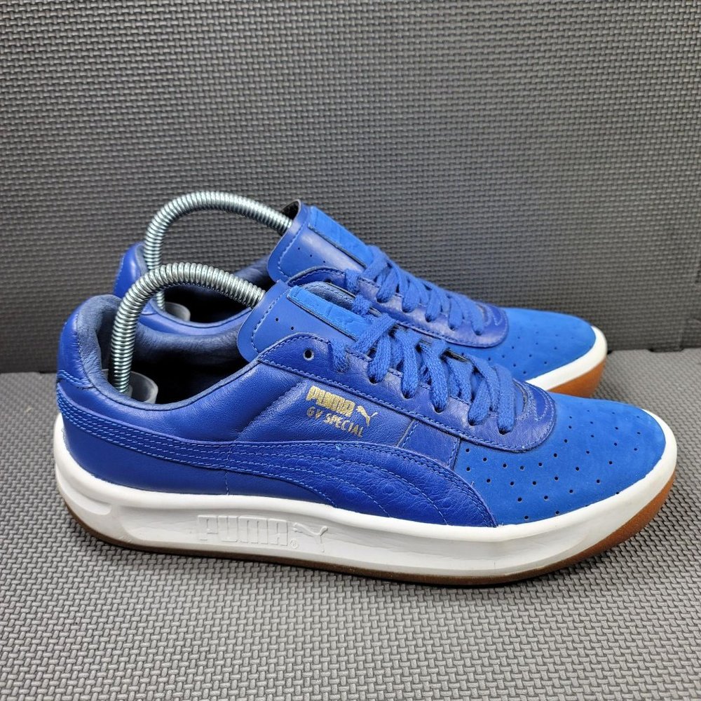 Mens Sz 8.5 Blue Puma GV Speacial Tennis Shoes